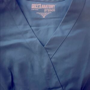 Grey's Anatomy Teal Scrub Top